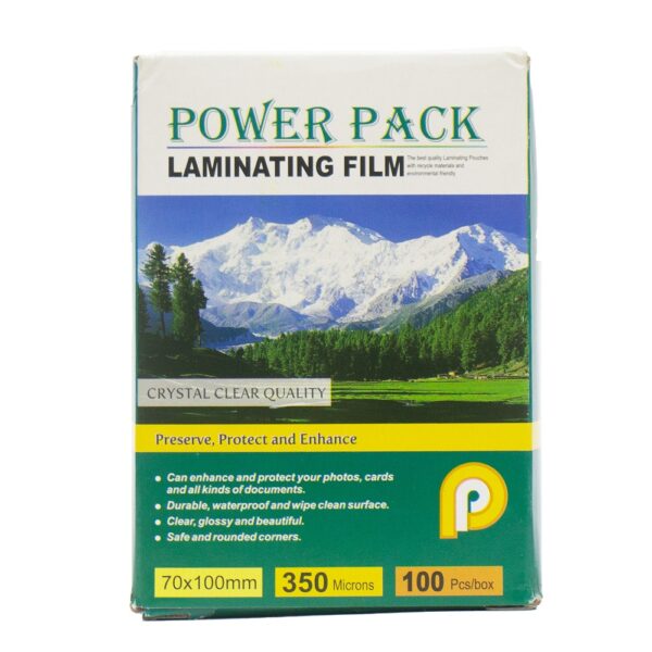 Power Pack Plus 70x100mm 350Micron Laminating Sheet