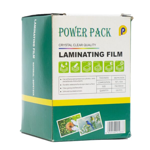 Power Pack Plus 70x100mm 350Micron Laminating Sheet - Image 2