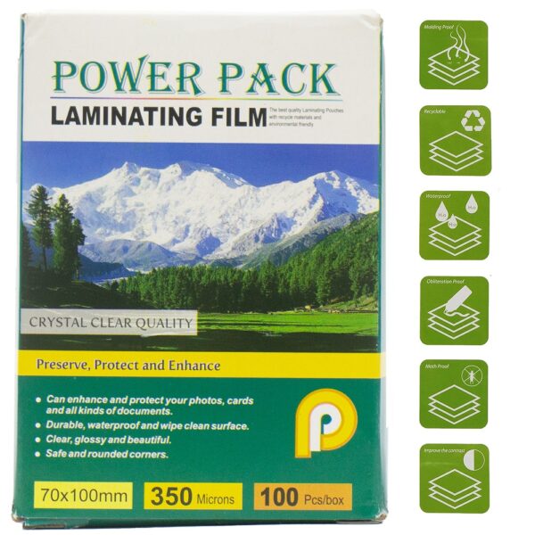 Power Pack Plus 70x100mm 350Micron Laminating Sheet - Image 4