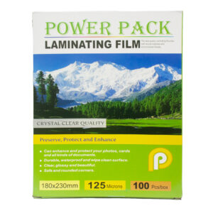 Power Pack Plus 180x230mm 125Micron Lamination Sheets