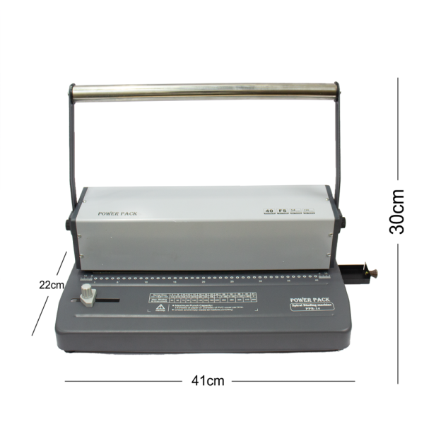 Power Pack Plus Spiro-40 Manual Spiral Binding Machine FS Size (Legal) - Image 3
