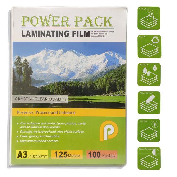 Power Pack Plus A3-310x450mm 125Micron Lamination Pouch - Image 4